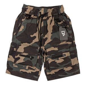 The Anti-Order World War Cargo Shorts NWT XS Woodland Camo Techwear